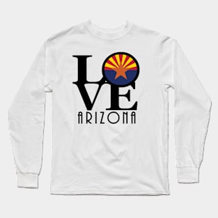 LOVE Arizona (black text) Long Sleeve T-Shirt